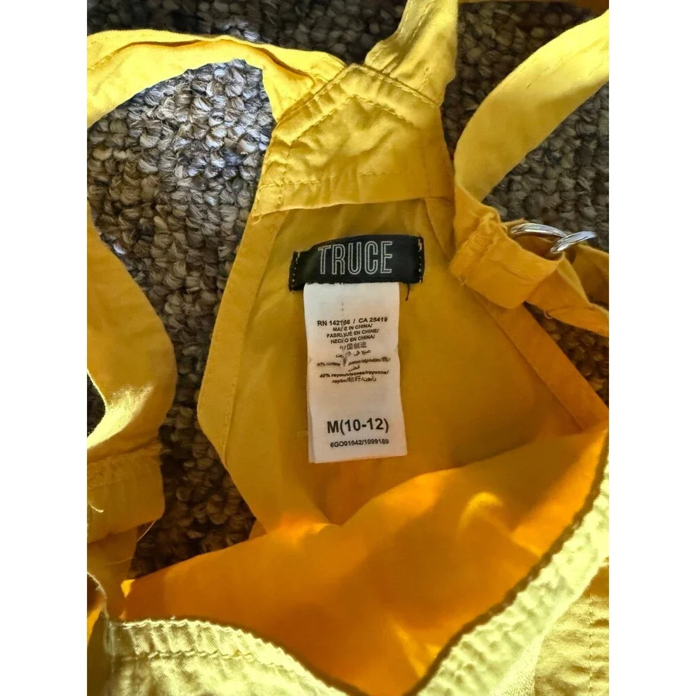 NWT Girls Size 10/12 Truce Cotton Overall Dress